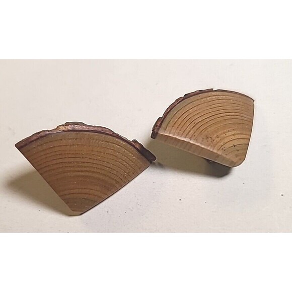 Vintage BULK Lot Wooden Jewelry Necklace Earrings & Bracelets Hippie Natural - Picture 4 of 6